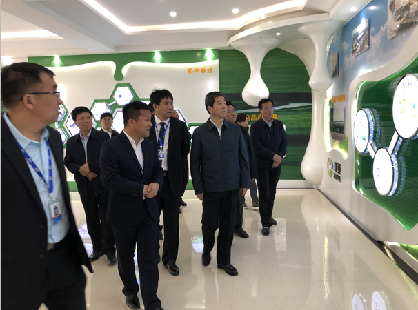 河南省委副書記、省長陳潤兒一行蒞臨 花花牛集團魯山瑞亞牧業(yè)有限公司視察調(diào)研